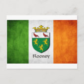 Rooney Irish Flag Briefkaart (Voorkant)