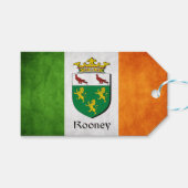 Rooney Irish Flag Cadeaulabel (Voorkant (Horizontaal))