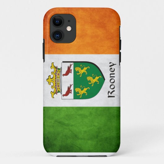 Rooney Irish Flag Case-Mate iPhone Case (Achterkant)