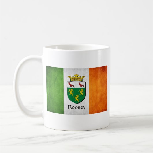 Rooney Irish Flag Koffiemok (Links)