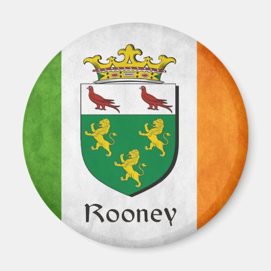 Rooney Irish Flag Magneet (Voorkant)