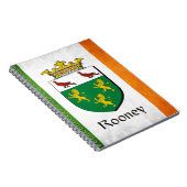 Rooney Irish Flag Notitieboek (Rechterzijde)