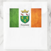 Rooney Irish Flag Rechthoekige Sticker (Tas)