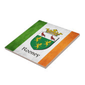 Rooney Irish Flag Tegeltje (Zijkant)