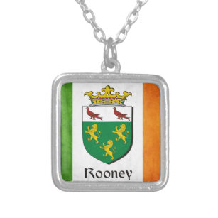 Rooney Irish Flag Zilver Vergulden Ketting