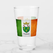 Rooney Surname Irish Flag Glas (Voorkant)
