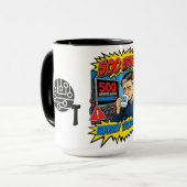 Rooney Troublin 500 Error IT Tech Humor Funny Mug Mok (Voorkant links)
