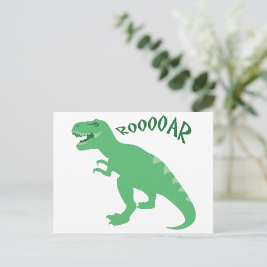 Rooooar Briefkaart (Staand voorkant)