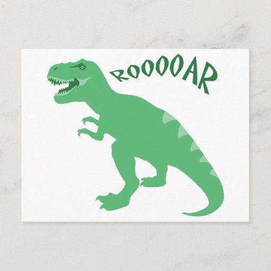 Rooooar Briefkaart (Voorkant)