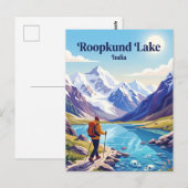 Roopkundmeer Trek India Briefkaart (Voorkant / Achterkant)