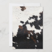 Roora Lobola Onderhandeling Traditionele Bruiloft Kaart (Achterkant)