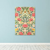 "Roos", 1883 (bedrukt katoen) Canvas Afdruk (Insitu (Houten vloer))