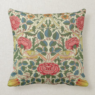 "Roos", 1883 (bedrukt katoen) Kussen