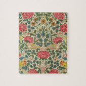 "Roos", 1883 (bedrukt katoen) Legpuzzel (Verticaal)