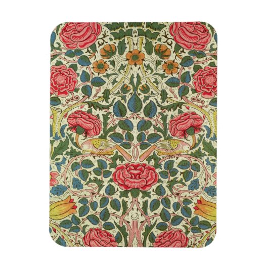 "Roos", 1883 (bedrukt katoen) Magneet (Verticaal)