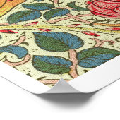 "Roos", 1883 (bedrukt katoen) Poster (Hoek)