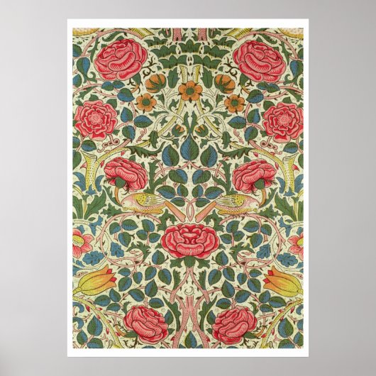 "Roos", 1883 (bedrukt katoen) Poster (Voorkant)