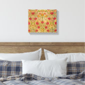 Roos, 1883 door William Morris Canvas Afdruk (Insitu (Slaapkamer))