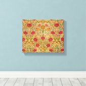 Roos, 1883 door William Morris Canvas Afdruk (Insitu (Houten vloer))
