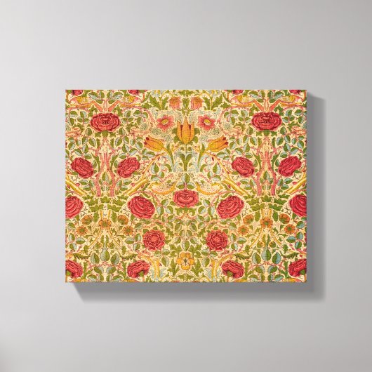Roos, 1883 door William Morris Canvas Afdruk (Voorkant)