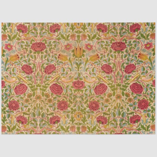 Roos, 1883 door William Morris Tissuepapier (Voorkant)