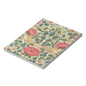 Roos 1883 William Morris Notitieblok (Linkerzijde)