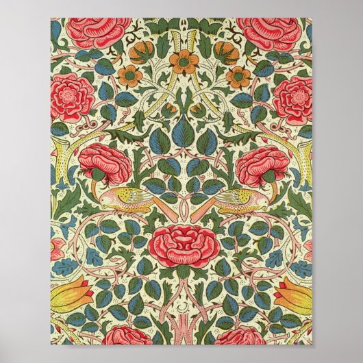 Roos 1883 William Morris Poster (Voorkant)