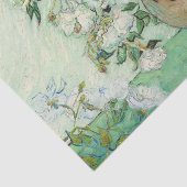 Roos 1890 van Vincent Van Gogh Floral Tissuepapier (Detail)
