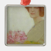 Roos 1912 metalen ornament (Voorkant)