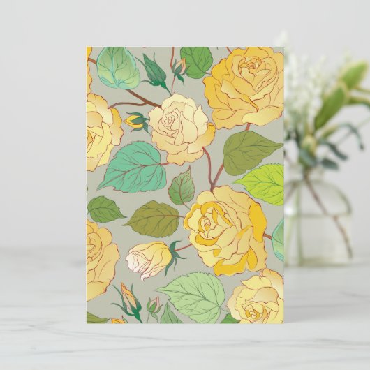 ROOS 1 BEDANKKAART (Staand voorkant)