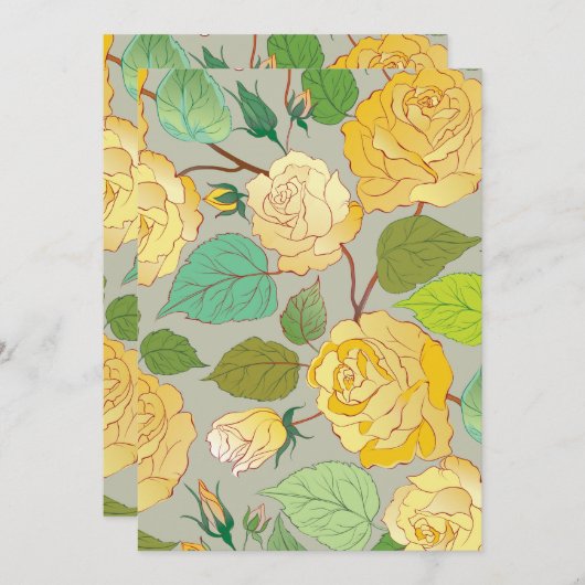 ROOS 1 BEDANKKAART (Voorkant / Achterkant)