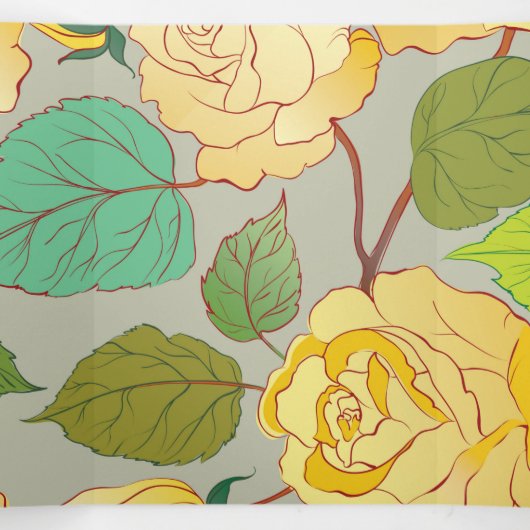 ROOS 1 DRIELUIK WENSKAART (Binnenkant midden)