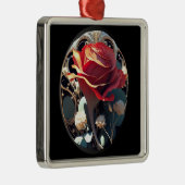 ROOS #1 METALEN ORNAMENT (Rechts)