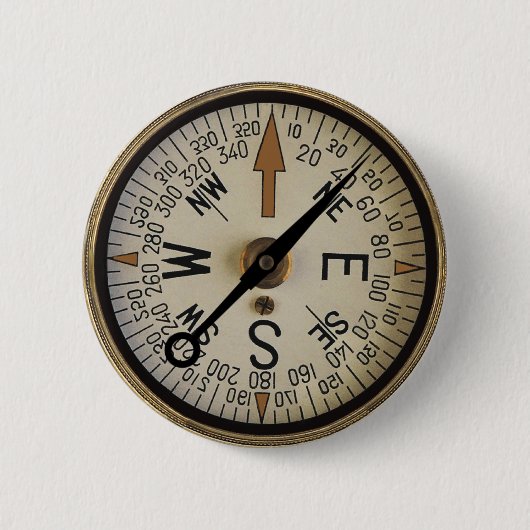 ROOS 1 RONDE BUTTON 5,7 CM (Voorkant)