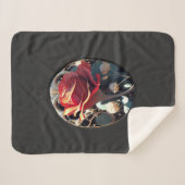 ROOS #1 SHERPA DEKEN (Voorkant (horizontaal))