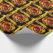 Roos 1 Verpakkingspapier Cadeaupapier (Hoek)