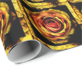 Roos 1 Verpakkingspapier Cadeaupapier (Rol Hoek)