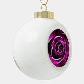 Roos 2014-1101 keramische bal ornament (Links)