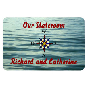 Roos 2 Stateroom deurmarkering comprimeren Magneet