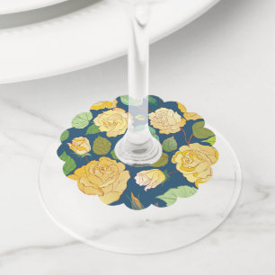 ROOS 2 WIJNGLASLABEL