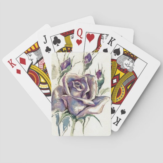 Roos 3 pokerkaarten (Achterkant)