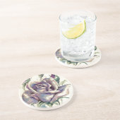 Roos 3 zandsteen onderzetter (Zijkant)