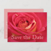 Roos  75e verjaardag Save the Date Post Aankondigingskaart (Voorkant / Achterkant)