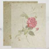  Roos: 8,5 x 11-inch vellen voor flatpapier (Voorkant / Achterkant)