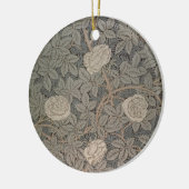 'Roos-90'-mapontwerp Keramisch Ornament (Links)