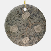 'Roos-90'-mapontwerp Keramisch Ornament (Achterkant)
