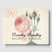 Roos 90e verjaardag gastenboek (Voorkant)