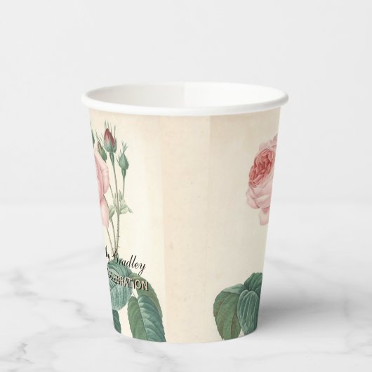  Roos 90th Birthday Party Paper cup Papieren Bekers (Links)