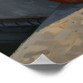 Roos aan de Rand - Painterly Style Cityscape Art Poster (Hoek)