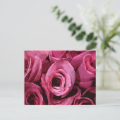 Roos Abstract Briefkaart (Staand voorkant)